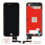 QTlier Screen Replacement for iPhone 7 LCD Display and Touch Screen Digitizer Replacement Full Assembly with Repair Tool Kit(Black, 4.7Inch, for iPhone 7)