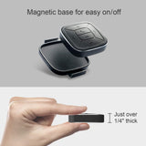 TUNAI Button Media Remote Control - Bluetooth 5.0 Wireless 6 Button Remote for iPhone and Android Smartphones - Play/Pause, Next/Last Track, Volume, Calls, Siri/Assistant, Camera and Video Recording