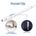 Evach Active Stylus Digital Pen with 1.5mm Ultra Fine Tip Stylus for iPad iPhone Samsung Tablets, Compatible with Apple Pen/Samsung Stylus on Touchscreen Devices,Drawing Stylus Pen, White.
