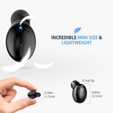 Mpow EM1 Bluetooth Earpiece, V4.1 Wireless Headphones, 6-Hr Playing Time Mini Bluetooth Earbud with Microphone, Invisible Car Bluetooth Headset for Cell Phone (One Pcs, Two Charger)