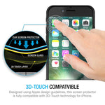 Maxboost Privacy Screen Protector Compatible with Apple iPhone 8 Plus and iPhone 7 Plus (2-Pack) Anti-Spy Tempered Glass Screen Protector Premium Anti-Scratch/Fingerprint Pack of 2
