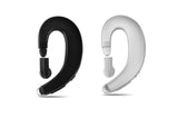 Ear Hook Bluetooth Wireless Headphones Non Ear Plug Bluetooth Headset with Microphone, Single Ear Headset Painless Wearing Sport Earphones for Smartphones,10 Hour Playtime (Silvery)