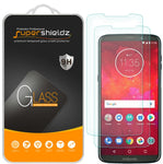 [2-Pack] Supershieldz for Motorola Moto Z3 / Z3 Play Tempered Glass Screen Protector, Anti-Scratch, Bubble Free, Lifetime Replacement