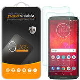 [2-Pack] Supershieldz for Motorola Moto Z3 / Z3 Play Tempered Glass Screen Protector, Anti-Scratch, Bubble Free, Lifetime Replacement
