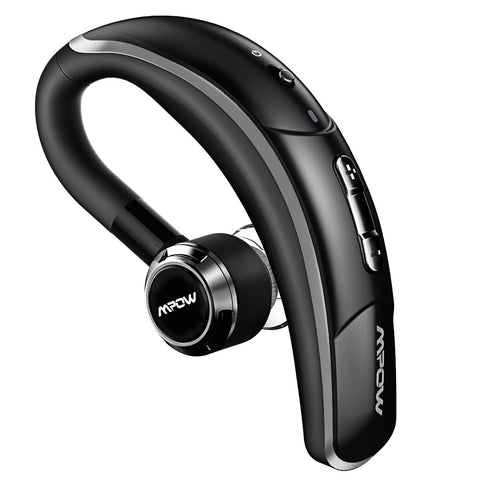 Mpow V4.1 Bluetooth Headset, Wireless Earbud Headset with Microphone, 6-Hrs Playing Time Cell Phone Bluetooth Earpiece, Car Bluetooth Headphones for iPhone Samsung Android