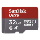 SanDisk Ultra 32GB microSDHC UHS-I card with Adapter - 98MB/s U1 A1 - SDSQUAR-032G-GN6MA