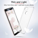 ESR Essential Zero Case Compatible for The Google Pixel 3, Slim Clear Soft TPU Cover with Cushioned Corners, Clear