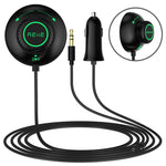 REIIE Bluetooth Car Kit, Bluetooth Car Audio Receiver Wireless Talking Hands-Free for Music Streaming, Multi-Point Access, Siri/Voice Activation, Noise Cancelling with Bulit-in Mic, 3.5mm AUX Input