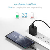 USB C Fast Charger Kit, Compatible Samsung Galaxy S9/S9 Plus/S10/S10+/S10e/S8/S8 Plus/Note 9/Note 8, Quick Charge 3.0 Charger Set, Dual USB Rapid Car Charger + Wall Charger with 2 Type C Cords 3.3ft