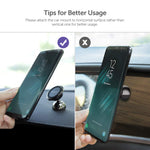 VAVA Magnetic Phone Holder for Car, Car Phone Mount with a Super Strong Magnet, Compatible with iPhone Xs Max XR X 8 7 Plus Galaxy S9 S8 Plus Note 9 8 and More