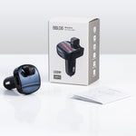 Bluetooth FM Transmitter, Wallfire Wireless Radio Transmitter Adapter Car Kit, Quick Charge QC3.0 with Dual USB Ports, Hands Free Calling for iPhone, Samsung, etc.