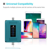 5-Band Cell Phone Signal Booster for Home and Office Use - Supports 4,500 Square Foot Area