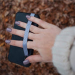 Phone Grip Finger Strap Accessory for Mobile Cell Phone, by Phone Loops (Chevron)