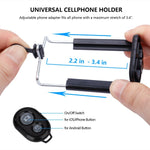 Eocean Tripod, 50-inch Video Tripod for Cellphone with iOS Andriod System, Universal Tripod for Gopro and Camera with Wireless Remote, Compatible with iPhone Xs/Xr/Xs MaX/X/8/Galaxy Note 9/S9/Google