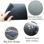 New Anti-Slip Non-Slip Mat Car Dashboard Super Sticky Pad Anti-Slip Gel Pad, Cell Phone Mount Holder Mat by ZhuTook for GPS, Sunglasses, Keys and More (Black-car Skin Pattern, 16"X8")