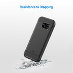 JETech Case for Samsung Galaxy S7 Protective Cover with Shock-Absorption and Carbon Fiber Design (Black)