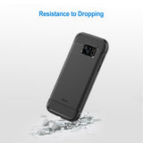 JETech Case for Samsung Galaxy S7 Protective Cover with Shock-Absorption and Carbon Fiber Design (Black)