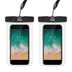 YOSH Waterproof Phone Pouch Universal Waterproof Phone Case Cell Phone Dry Bag Pouch Compatible with iPhone Xs Max XR Xs X 8 7 6 6s Plus Galaxy S9 S8 S7 Edge Pixel 3 2 XL up to 6.5" (Clear 2-Pack)