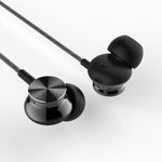 Betron BS10 Earphones Headphones, Powerful Bass Driven Sound, 12mm Large Drivers, Ergonomic Design with Remote Control and Microphone for iPhone, iPad, iPod, Samsung (Black)