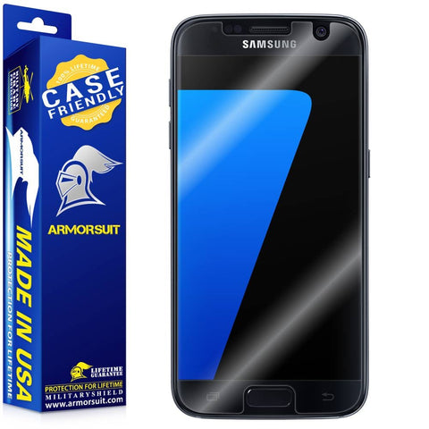 ArmorSuit Samsung Galaxy S7 Screen Protector Case Friendly MilitaryShield Screen Protector for Galaxy S7 - HD Clear Anti-Bubble Film