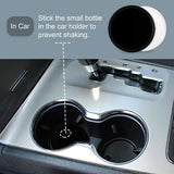 Removeable Fixate Anti-slip Sticky Gel Pads [Round 5pcs Black] by Pure and Merit (Black, 5)