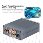 2 Channel Stereo Audio Class D Amplifier Mini Hi-Fi Professional Digital Amp for Home Speakers 50W x 2 - V1.0G
