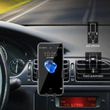 HoHoHoHot Fast Wireless Car Charger Air Vent Phone Mount Holder, Qi Certified, 7.5W Compatible iPhone XR/XS Max/XS/X/8/8 Plus, 10W for Galaxy S9/S9+/S8/S8+/LG G7, and 5W for All Qi-Enabled Phones