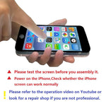 Screen Replacement for iPhone 6s Plus Black 3D Touch Screen LCD Digitizer Replacement Frame Display Assembly Set with Repair Tool Kits(6s Plus, Black)