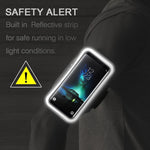 Galaxy S10+/S9+/S8+ Armband, JEMACHE Gym Run Workout Arm Band Case for Samsung Galaxy S10 Plus/S9 Plus/S8 Plus with Card Holder Pouch (Black)