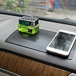 New Anti-Slip Non-Slip Mat Car Dashboard Super Sticky Pad Anti-Slip Gel Pad, Cell Phone Mount Holder Mat by ZhuTook for GPS, Sunglasses, Keys and More (Car Square Pattern, 11"X6.7")