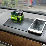 New Anti-Slip Non-Slip Mat Car Dashboard Super Sticky Pad Anti-Slip Gel Pad, Cell Phone Mount Holder Mat by ZhuTook for GPS, Sunglasses, Keys and More (Car Square Pattern, 11"X6.7")