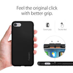 Spigen Liquid Air Armor iPhone 7 Case / iPhone 8 Case with Durable Flex and Easy Grip Design for Apple iPhone 7 (2016) / iPhone 8 (2017) - Black