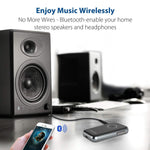 Avantree CK121 V4.1 Bluetooth Receiver for Car and Home Audio, Portable Wireless Audio Adapter 3.5mm Aux for Music Streaming Stereo System, Speaker, Headphones, Hands-Free Car Kit with Microphone