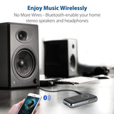 Avantree CK121 V4.1 Bluetooth Receiver for Car and Home Audio, Portable Wireless Audio Adapter 3.5mm Aux for Music Streaming Stereo System, Speaker, Headphones, Hands-Free Car Kit with Microphone