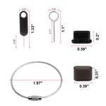 OOTSR Type-C Anti-Dust Plugs and USB C Caps Protectors for Type C Charging Cable Port with SIM Card Tray Eject Pins Compatible for All Type-C Smart-Phones As Samsung S8/S8+/HTC 10/OnePlus6/6T. etc