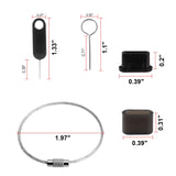 OOTSR Type-C Anti-Dust Plugs and USB C Caps Protectors for Type C Charging Cable Port with SIM Card Tray Eject Pins Compatible for All Type-C Smart-Phones As Samsung S8/S8+/HTC 10/OnePlus6/6T. etc