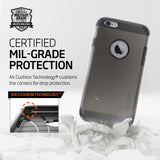 Spigen Tough Armor iPhone 6S Case with Extreme Heavy Duty Protection and Air Cushion Techonology for iPhone 6S / iPhone 6 - Gunmetal