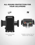 Mpow 033 Cell Phone Holder for Car, Windshield Long Arm Car Phone Mount with One Button Design and Anti-Skid Base Car Holder Compatible iPhone Xs MAX/XS/XR/X/8/7/7P/6s, Galaxy S6/S7/S8,Google,Huawei
