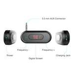 FM Transmitter, Doosl Universal Wireless in-Car Radio Adapter FM Modulator Music Player & Hands-Free Calls for iPhone, Android