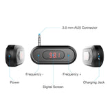 FM Transmitter, Doosl Universal Wireless in-Car Radio Adapter FM Modulator Music Player & Hands-Free Calls for iPhone, Android