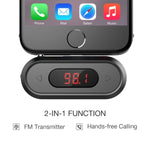 FM Transmitter, Doosl Universal Wireless in-Car Radio Adapter FM Modulator Music Player & Hands-Free Calls for iPhone, Android