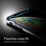 Spigen Tempered Glass Screen Protector [Installation Kit] Designed for iPhone Xs Max (2 Pack)