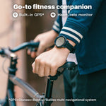 Smart Watch TicWatch E2, Wear OS by Google Fitness smartwatch, 5 ATM Waterproof and Swim-Ready, Compatible with iPhone and Android- Shadow
