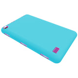 Hocase Fire 7 2015 Tablet Case - Shockproof Raised Edges Screen Protection Silicone Rubber Bumper Hard Protective Case For Amazon Fire 7 Tablet (For 2015 5th Generation Only) - Sky Blue/Deep Pink