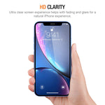 Trianium (3 Packs) Screen Protector Designed for Apple iPhone XR (6.1" 2018) Premium HD Clarity 0.25mm Tempered Glass Screen Protector with Easy Installation Alignment Case Frame [3D Touch] (3-Pack)