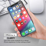 XDesign Glass Screen Protector Designed for iPhone X & iPhone Xs (2018) (3-Pack) Tempered Glass with Touch Accurate and Impact Absorb + Easy Installation Tray [Fit with Most Cases] - 3 Pack