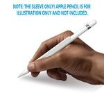 FRTMA for Apple Pencil Magnetic Sleeve, Soft Silicone Holder Grip for Apple iPad Pro Pencil, Ivory White (Apple Pencil Not Included)
