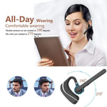 Bluetooth Headset,HandsFree Wireless Earpiece V4.1 with Mic for Business/Office/Driving,Work for iPhone/Android Cell Phones