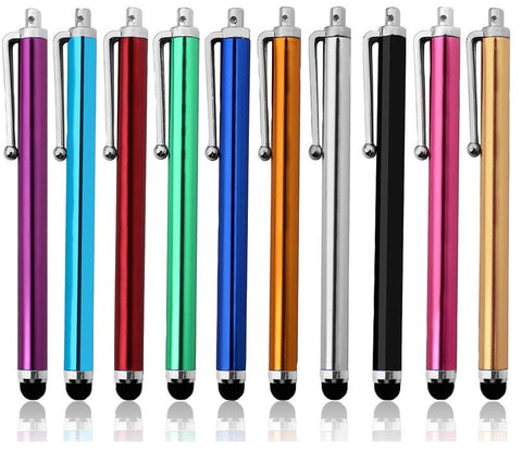 10 Pack Scratch and Fingerprint Resistant Stylus Pen of Pink Blue Black Purple Red for Touch Screens Devices Stylus Pens for ipad Pen iPad Pro/Air, iPhone 8 7 6 Galaxy Note 8 Nexus Tablet Digital Pen