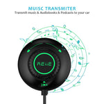 REIIE Bluetooth Car Kit, Bluetooth Car Audio Receiver Wireless Talking Hands-Free for Music Streaming, Multi-Point Access, Siri/Voice Activation, Noise Cancelling with Bulit-in Mic, 3.5mm AUX Input